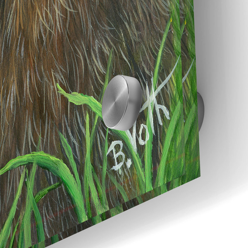 Art mural épique «The Hum of Summer» par Bridget Voth, verre acrylique, 16 po x 12 po, H 24 po x l 36 po x P 0,2 po