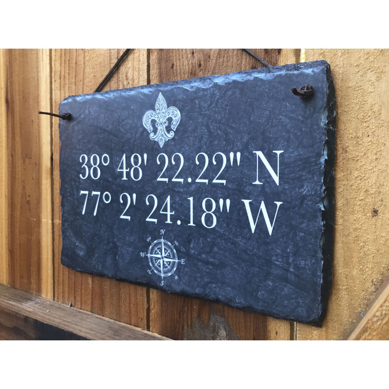 Plaque d'adresse murale sur 2 lignes, 2 trous pour suspension, H 10 po x l 16 po