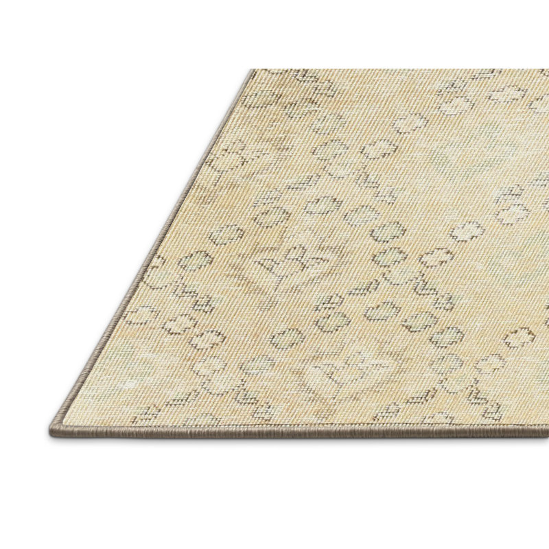 Tapis beige contemporain Ottello, Rectangle 5 pi x 7 pi