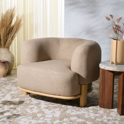 Fauteuil d'appoint Enessa Boucle
