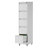 Versatile 5 Drawer Metal Vertical File Cabinet with Lock and Wheels, Ideal for Home and Office Document Storage and Organization-482832944