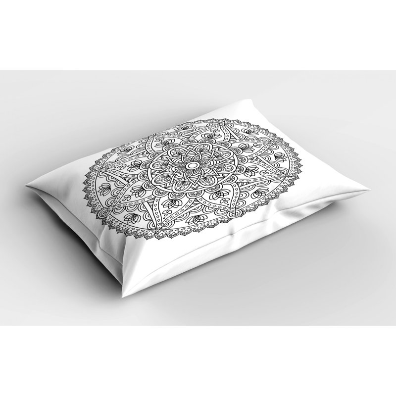 Manly Polyester Floral Sham Set, Twin