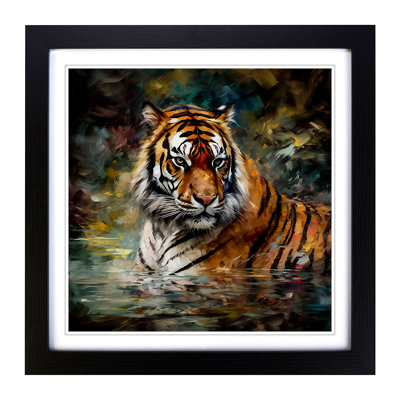 Tiger Impressionism No.1 - Framed Print