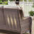 Carolina 6-Piece All Weather Wicker Patio Conversation Set With Swivel Gliders, Split Fire Pit Table And Ottomans