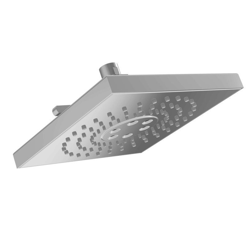 Luxnetic Multi Function Fixed Shower Head, Polished Chrome
