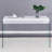 The Top Of The Coffee Table Is Made Of MDF And White Stickers, And The Sides Are Clear Tempered Glass. The Design Is Simple And Elegant, And The Structure Is Strong.