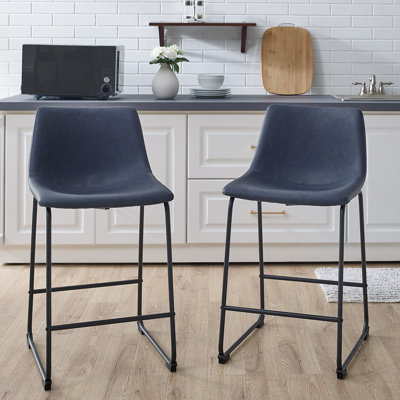 Oconnor Faux Leather Upholstered Counter/Bar Stool