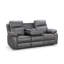 Faux Leather Reclining Sofa-433330068