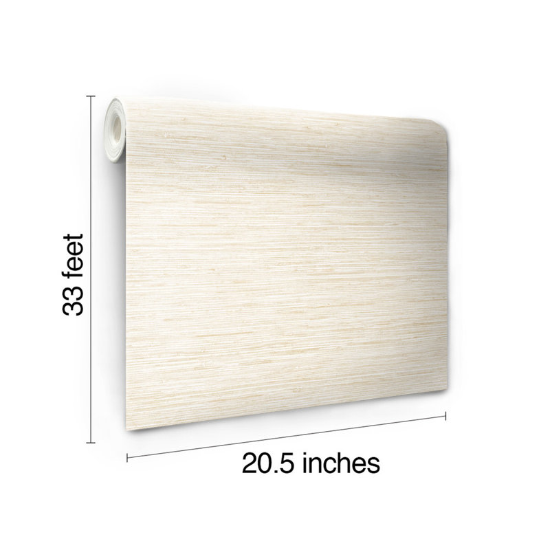 Rouleau de papier peint L 33 pi x l 20,5 po Nautical Living, Beige