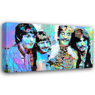 " Celebrate Beatles " by Stephen Chambers Painting Print