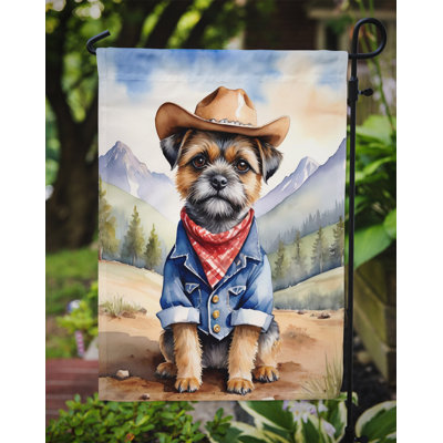 Drapeau Cowboy Welcome Garden