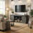 70 in Farmhouse TV Stand for 75 in TVs, Modern Entertainment Center with Sliding Barn Doors, Modern Media TV Console Table, Wood Long TV Stand for Living Room-2075487831