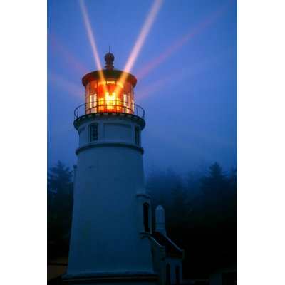 Phare de la rivière Umpqua par Floridastock - photographie sur toile tendue