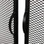 Pare-étincelles pratique en fer avec accès à charnières - utilisation pratique, H 29,6 po x l 39,81 po noir mat pour plus de sécurité