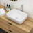 Myhomekeepers 15'' Ceramic Rectangular Bathroom Sink