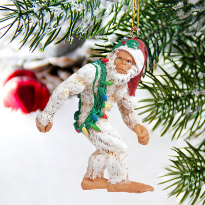 Ornement de Noël Bigfoot The Abominable Snowman