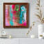 «Tropical Whimsy Arrangement», peinture sur toile encadrée-2133108623-2133108618