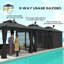 25 Ft. W x 25 Ft. D Metal Hardtop Gazebo