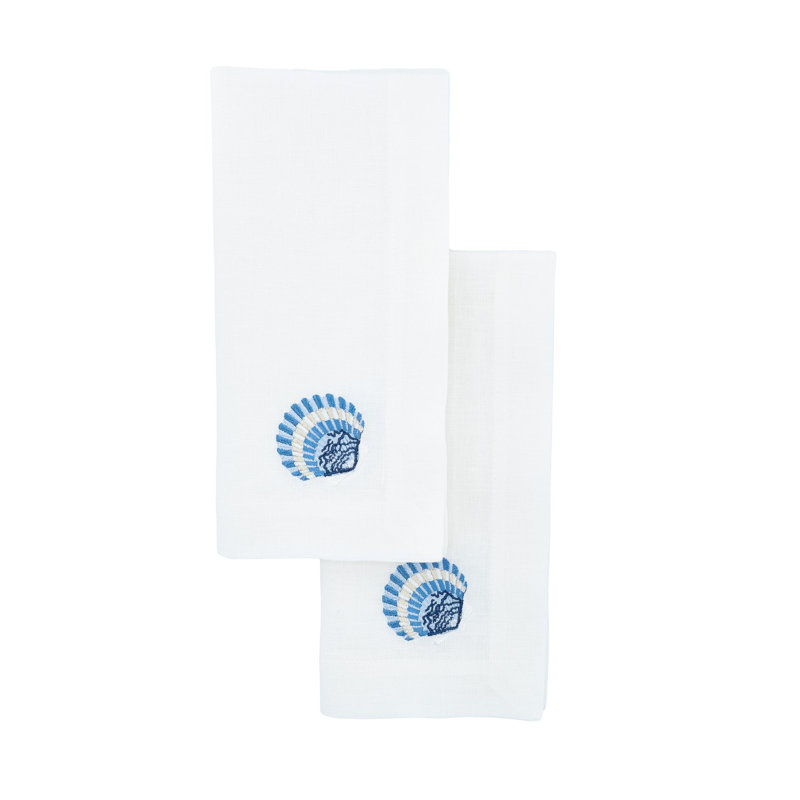 Serviette en lin 21 po Shells