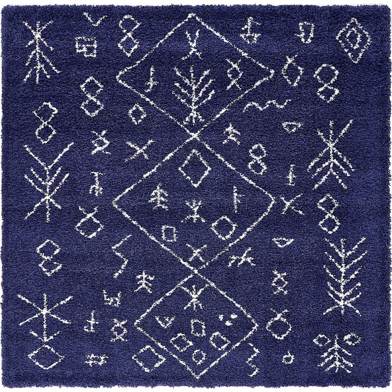 Walshville Oriental Indoor Rug, Square 8'