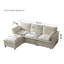Canapé modulaire 93,31 "pour salon-1951788130
