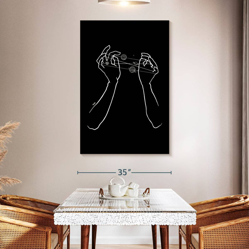 Oberle Hand Galaxy, 51" H x 34" W