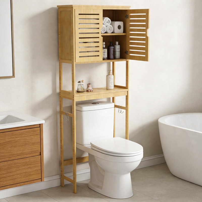 Ellory Bamboo Freestanding Over The Toilet Storage