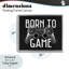 Cadre flottant rétro Born To Game, design par Kim Allen-2059953734-2059953753