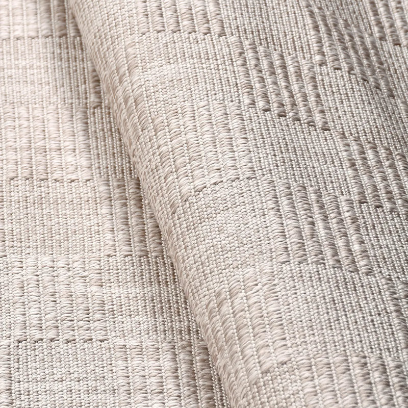 Cotton Abstract Indoor Rug, Square 6'7" x 6'7"