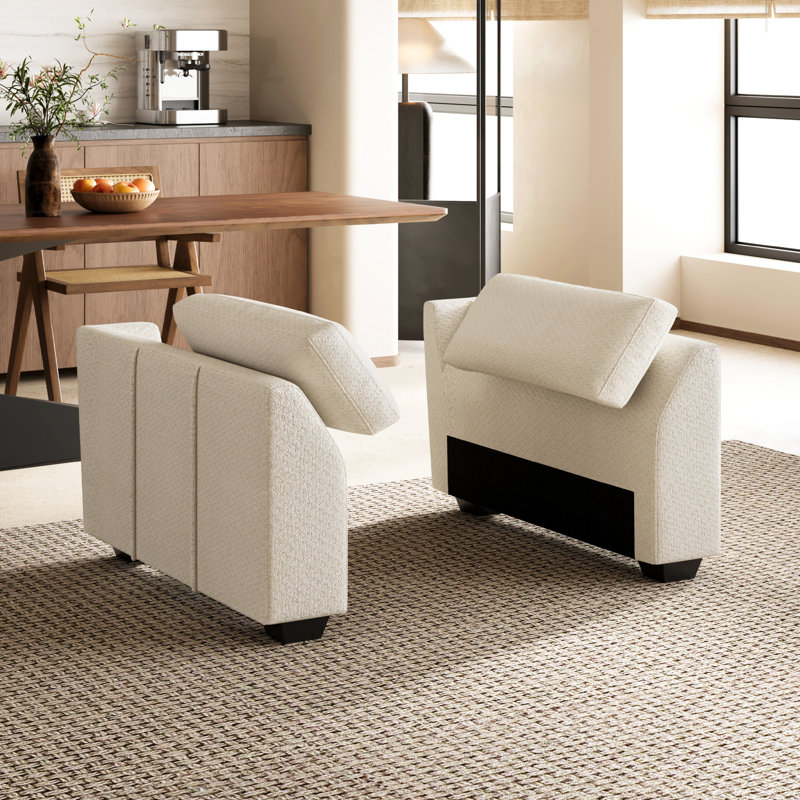 Chenille imperméable avec accoudoirs de canapé modulaire
