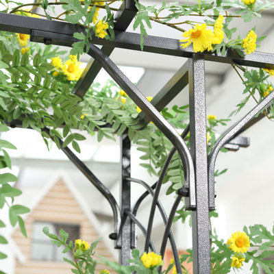 210cm H x 196cm W Metal Arched
