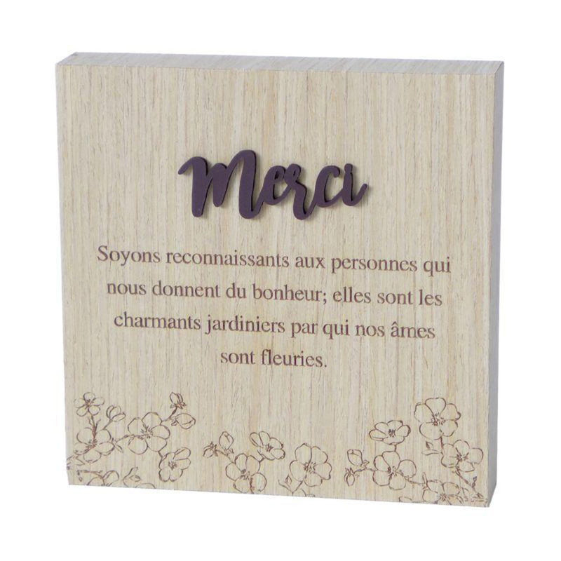 Plaque «Merci»