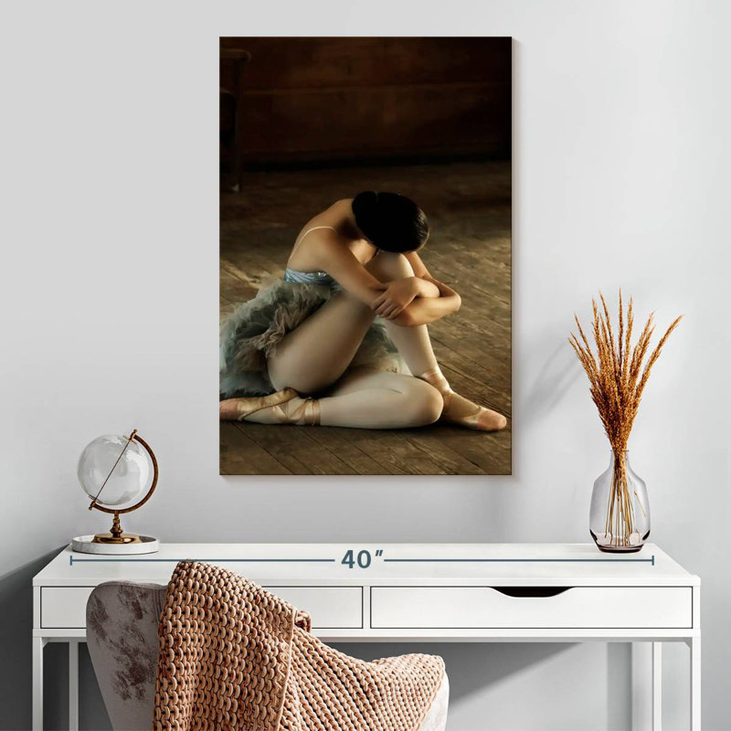Enn Resting Ballerina, 30" H x 20" W
