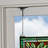Red Anemone Tiffany-Style Window Panel