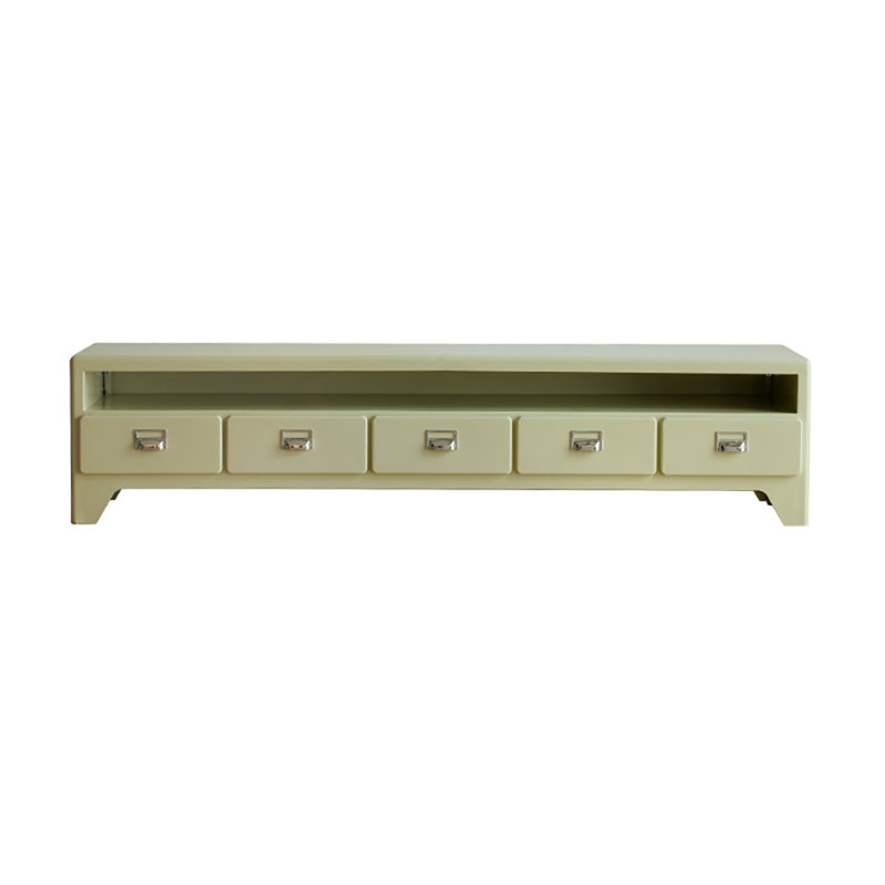 Crédence de rangement l 74,41 po, Vert clair