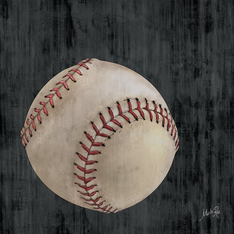 Baseball de Marla Rae, H 12 po x l 12 po