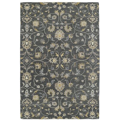 Pasadena Handmade Tufted Wool Graphite Rug -  Alcott HillÂ®, 74BB28BE53794029832B68055F4541DC