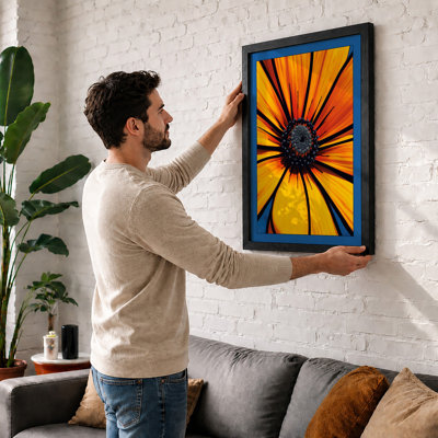 Radiant Daisy Botanical - Framed Print