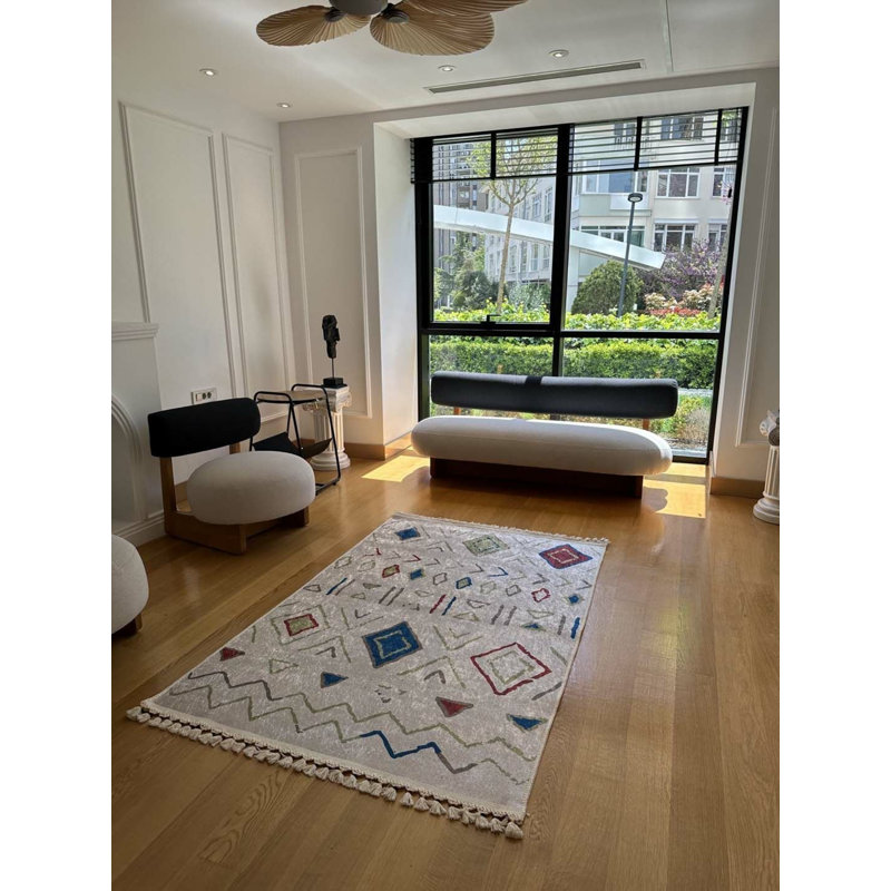Tapis mathaï avec envers antidérapant, Rectangle 5 pi 11 po x 8 pi 2 po