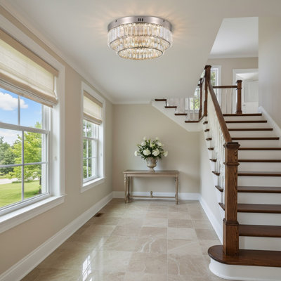 Crystal LED Flush Mount