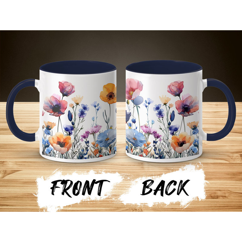 Ceramic Coffee Mug, Navy