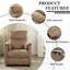 Fauteuil inclinable électrique avec télécommande, fauteuil inclinable électrique bleu avec poches latérales. Petits fauteuils inclinables pour adultes, mini fauteuil inclinable pour le salon de la chambre à coucher (gris)-1677390121