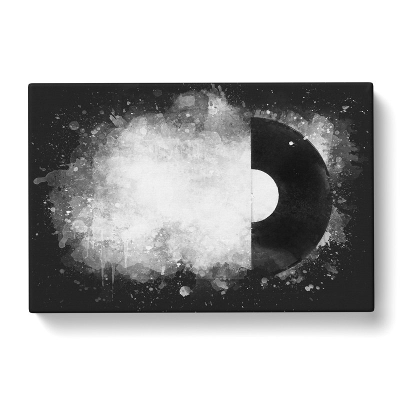 Vinyl Record - Wrapped Canvas, 40cm H x 60cm W x 3cm D