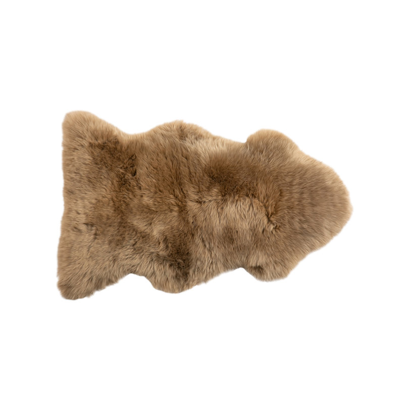 Tapis fibre en laine de mouton fabriqué à la main l 24 po x P 39 po Fibre par Auskin