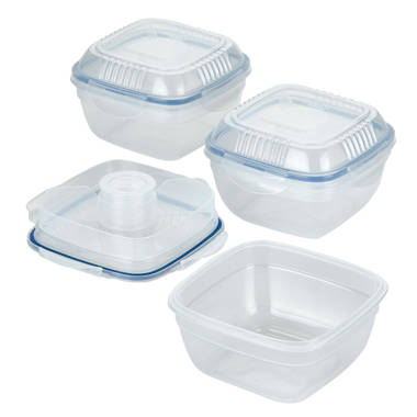 LocknLock Rectangle Food Storage Containers - 4pk