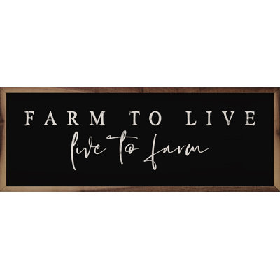 Farm To Live - noir