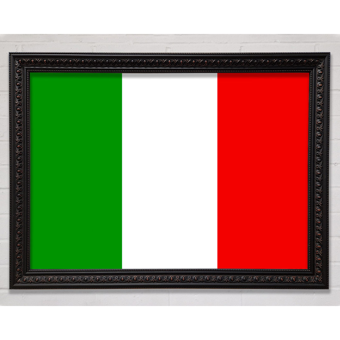 Flagge von Italien - Druck