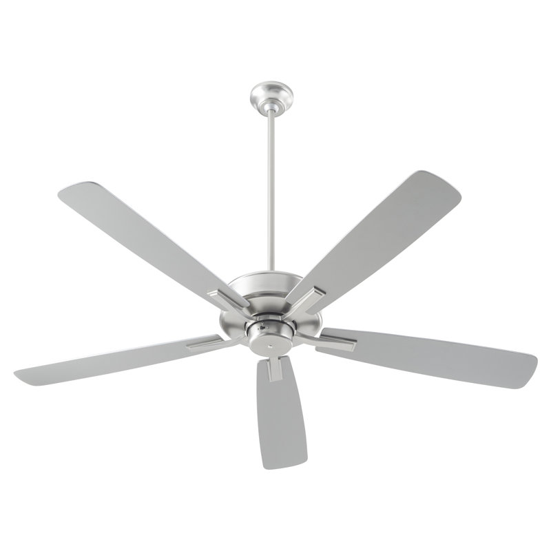 Brasuell 60'' Ceiling Fan, Nickel