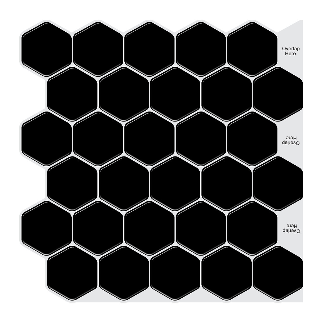 clevermosaics Mat & Glossy Metal Mosaic Peel Stick Stainless Steel Backsplash (5 tiles/set)