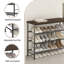 Range-chaussures en métal de style rustique